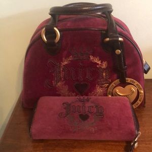Juicy handbag and wallet